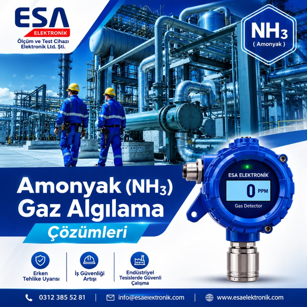 Amonyak (NH₃) gaz algılama çözümleri