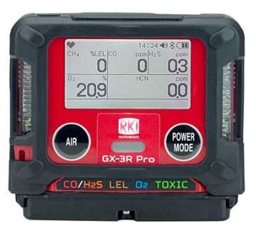GX-3R Pro Gas Detector (CO, H2S, LEL, O2)